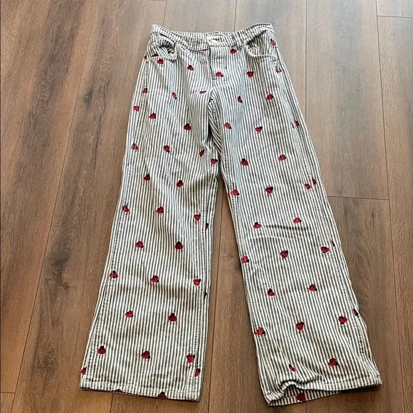 Free People Bugged Out Railroad Stripe Jeans- 27 - Picture 4 of 6